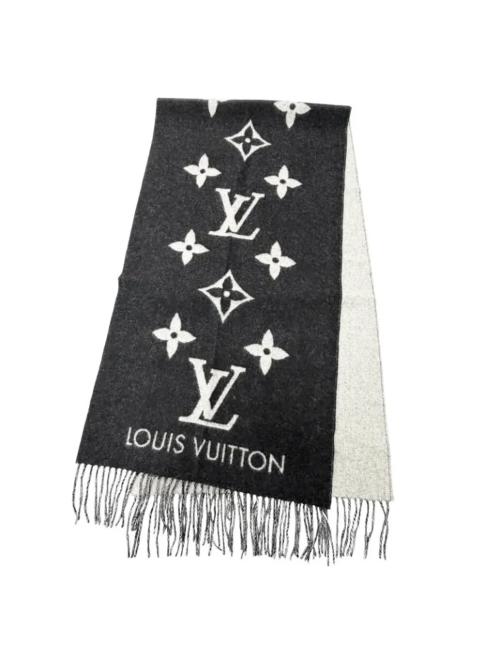 Louis Vuitton Echarpe Reykjavik Cashmere Scarf Black